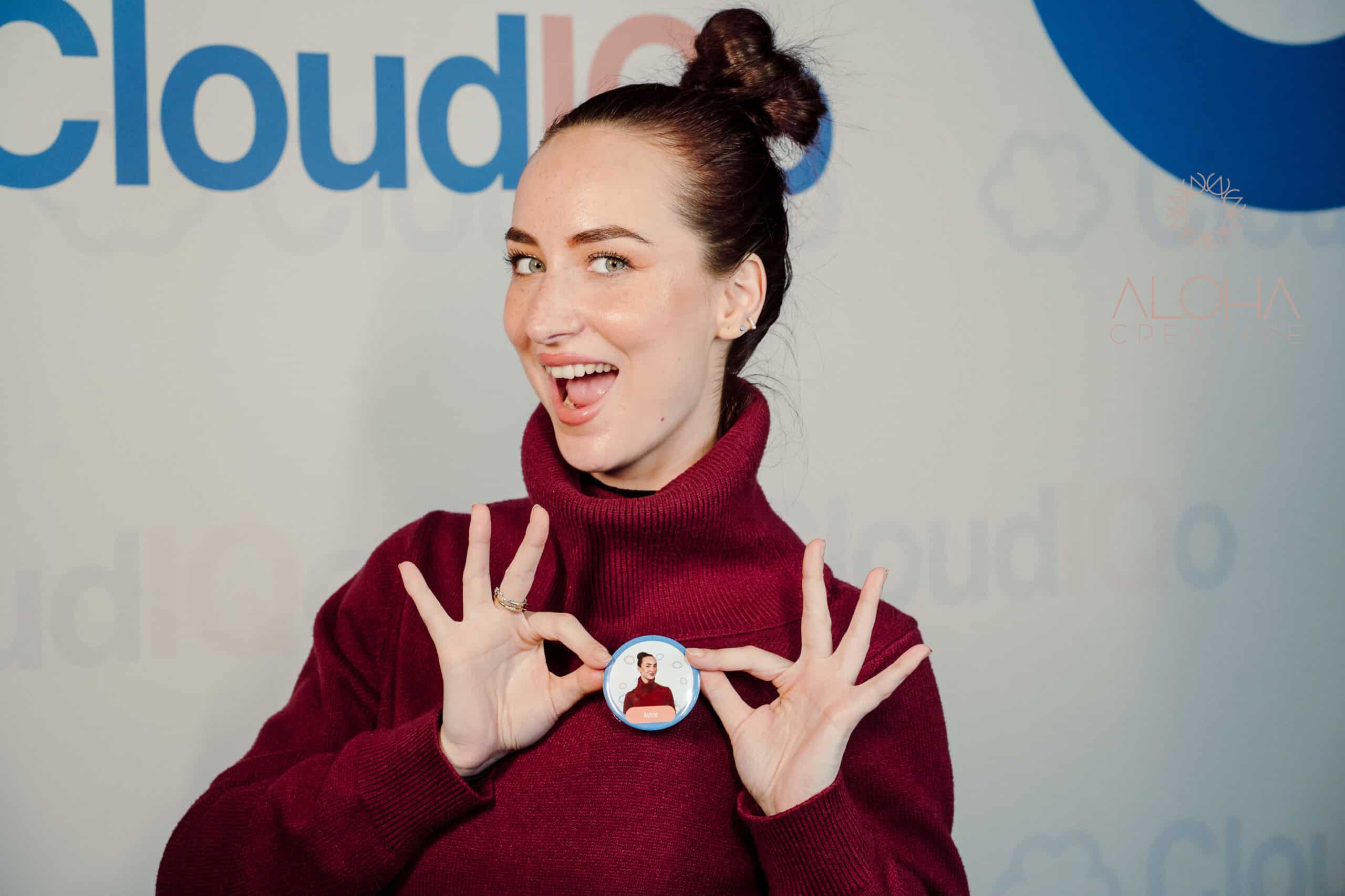 Convention center venue hosting corporate event